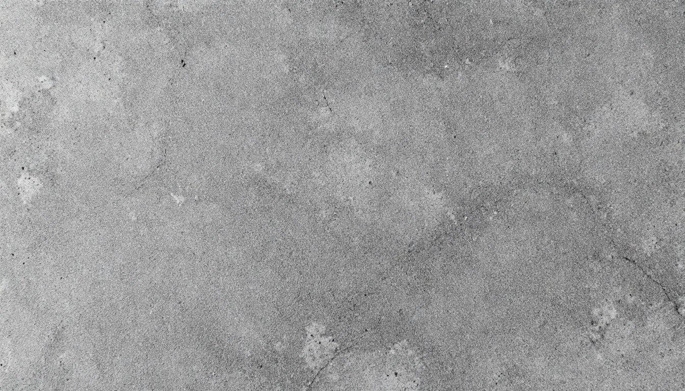 Dense fine grained gray concrete surface with tight uniform finish