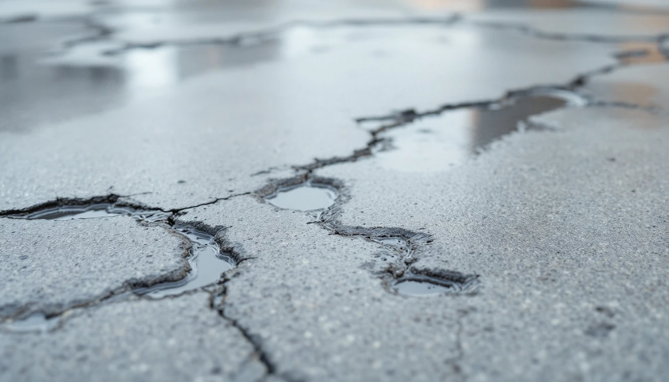 Patchy uneven finish across a new concrete slab