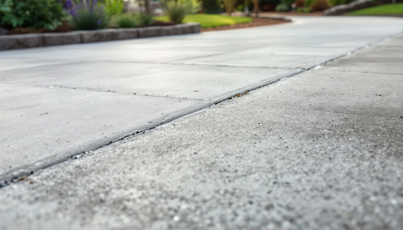 Even broom finish and straight sawn joints on fresh concrete